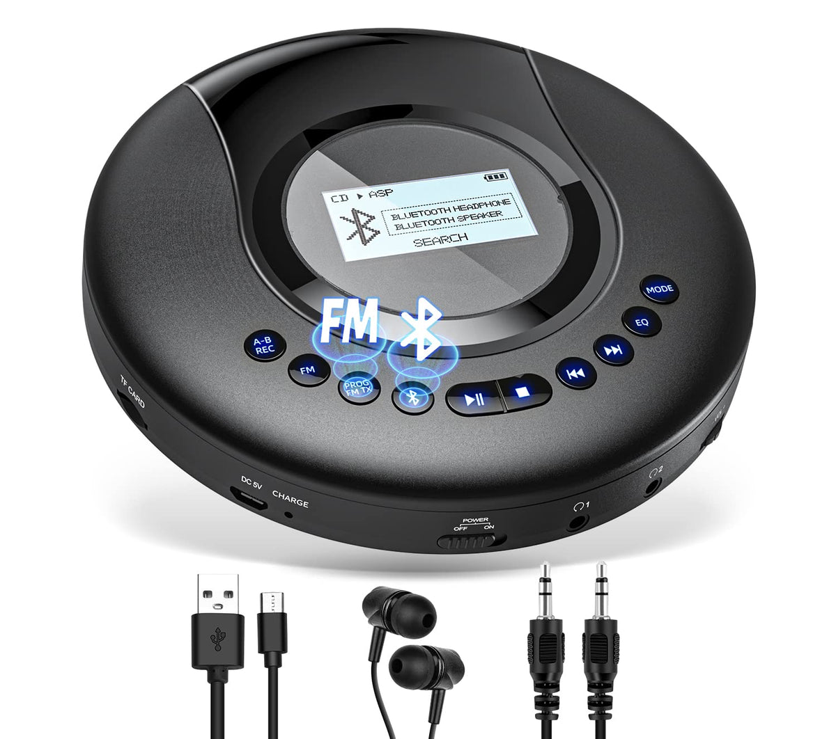ARAFUNA front panel view showing controls and compact design for portable use