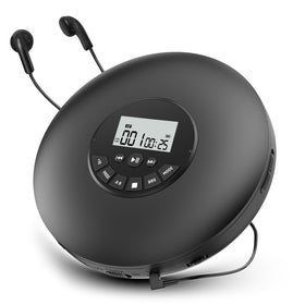 Arafuna portable CD player front view with anti-skip protection for on-the-go listening.
