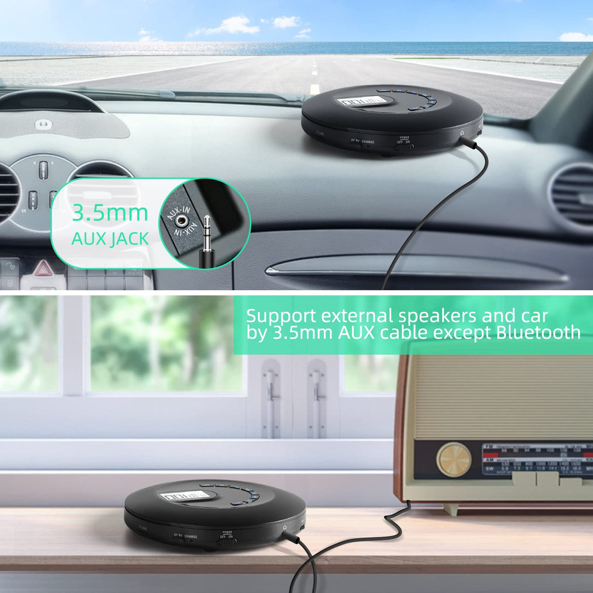 Arafuna side profile next to a smartphone showing compact portable scale