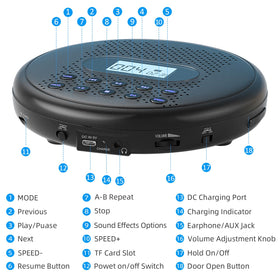 ARAFUNA held in hand to show size and portability for travel convenience