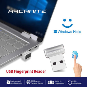 ARCANITE beside a credit card for scale showing compact portability