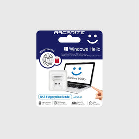 ARCANITE next to Windows Hello setup screen showing easy enrollment