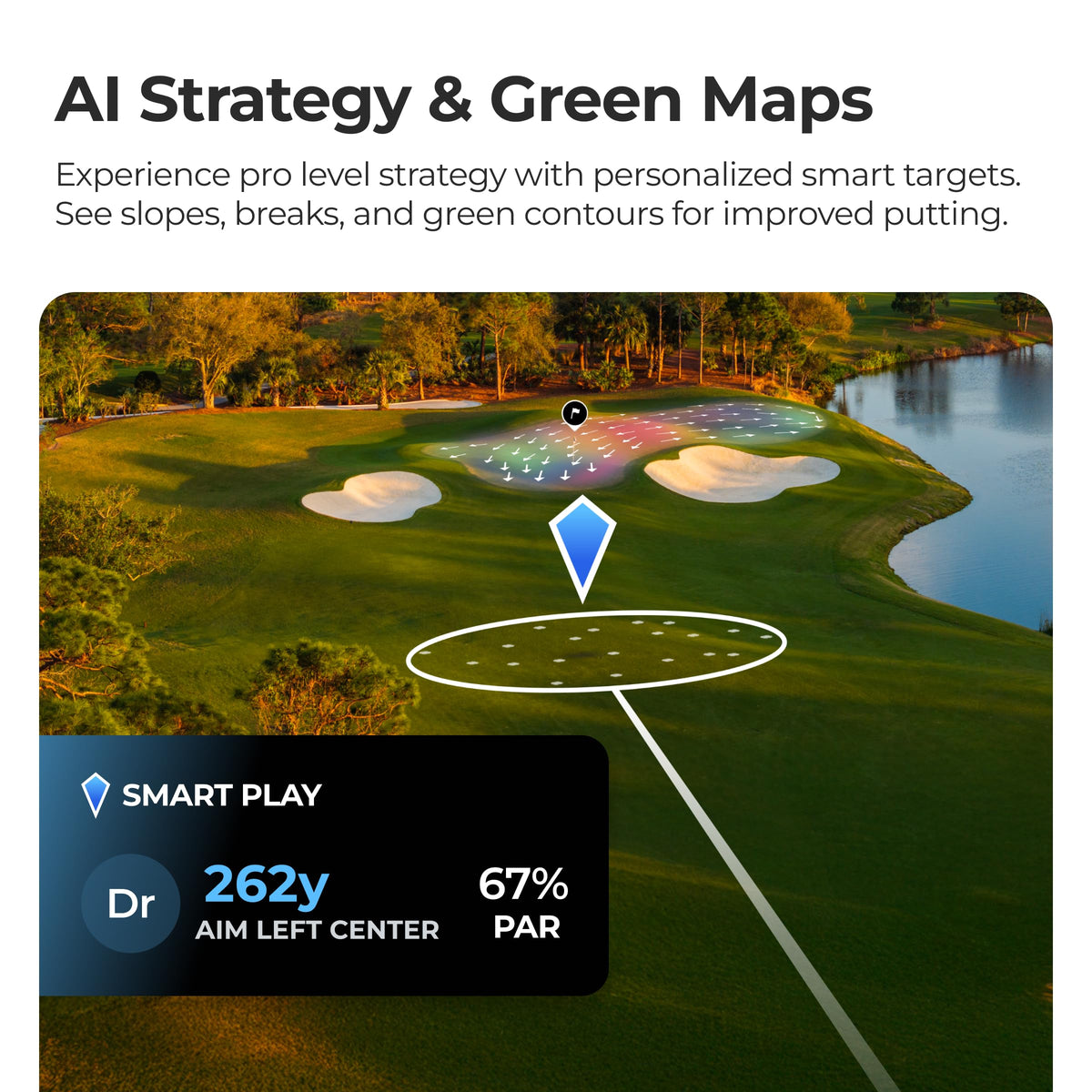 Strokes Gained analytics in Arccos Air highlighting performance insights.