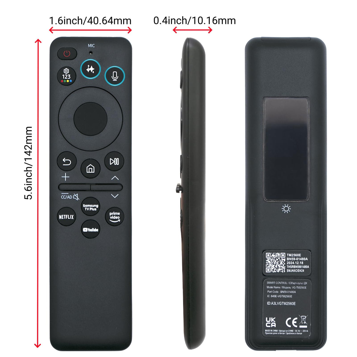 ARCSTILL BN59-01480A remote compatibility and setup with Samsung TVs