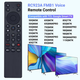 ARCSTILL RC923A FMB1 voice remote back view revealing battery compartment