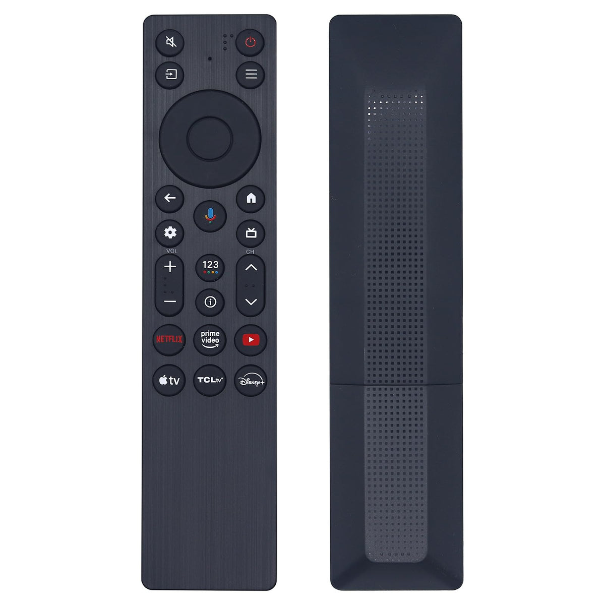 ARCSTILL RC923A FMB1 voice remote front view with quick streaming shortcuts