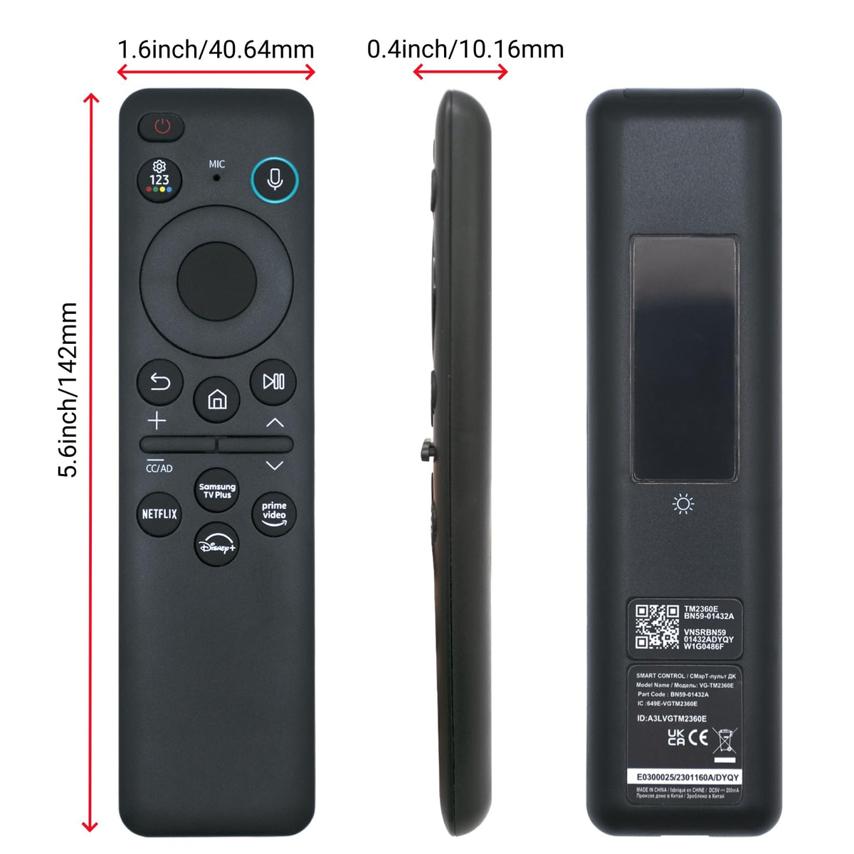 ARCSTILL remote on living room couch ready for hands-free voice control