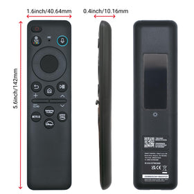 ARCSTILL remote on living room couch ready for hands-free voice control