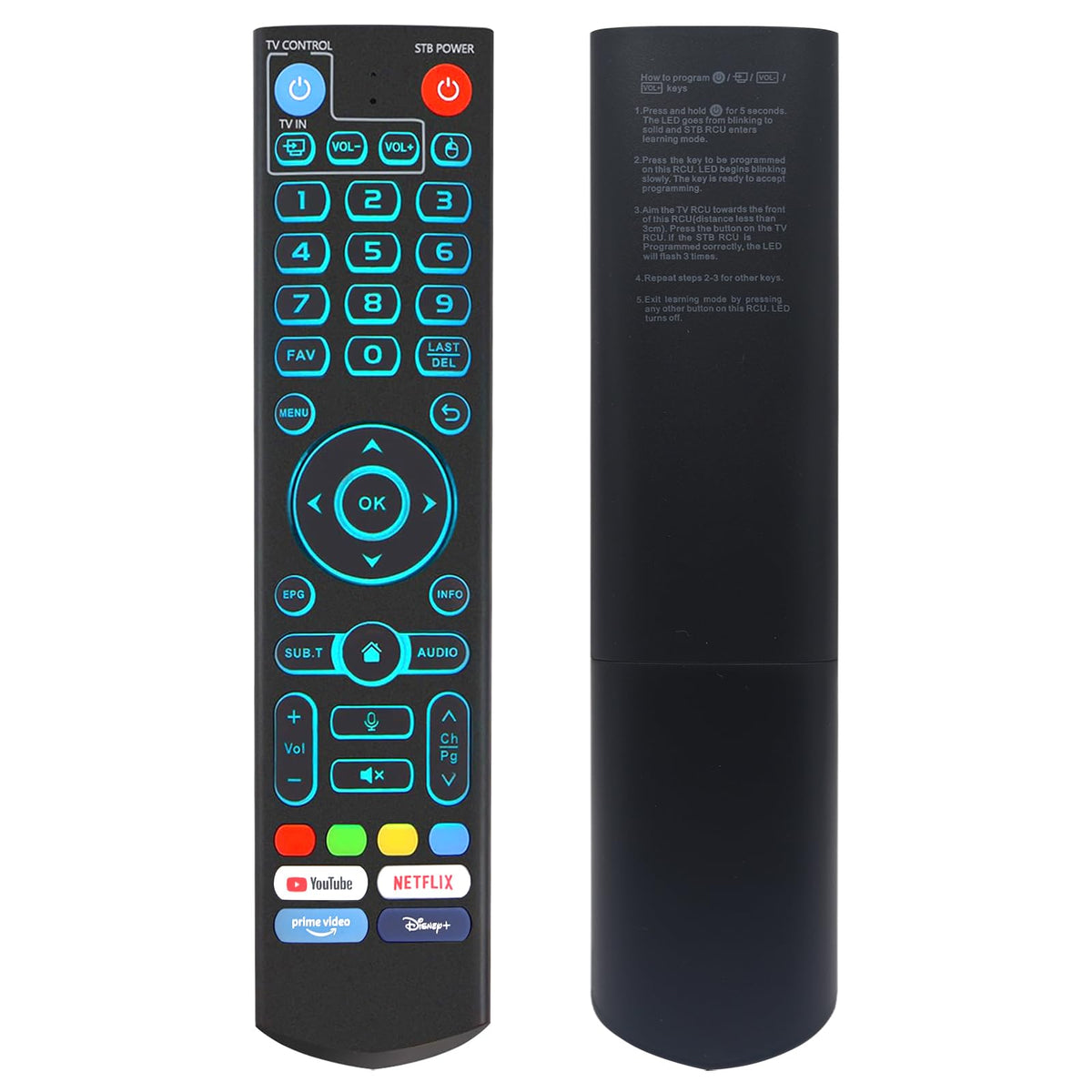 ARCSTILL V5 Pro remote backlit buttons for easy night navigation