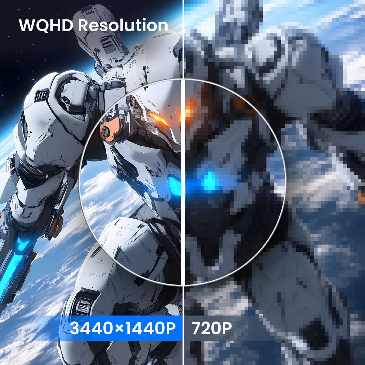 ArcticPro 1ms MPRT reduces motion blur during rapid action.