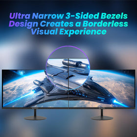 ArcticPro 22inch monitor VESA mount compatibility for flexible setup.