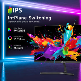 ArcticPro 27-inch monitor three-sided frameless design creates a clean desk look