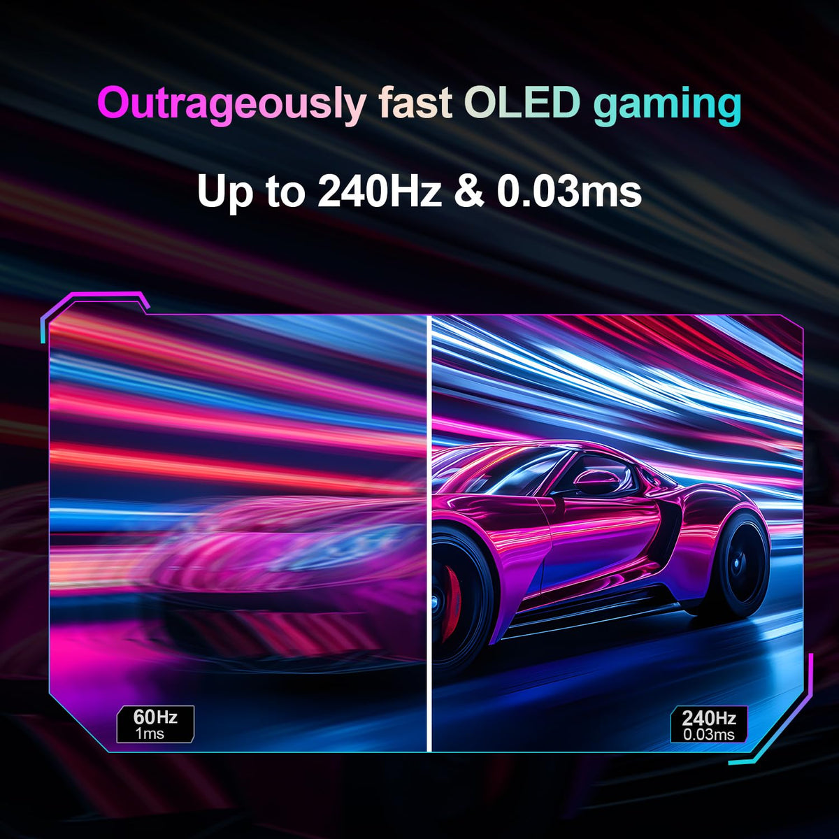 ArcticPro Monitor 27 QD-OLED colors and brightness in scenes
