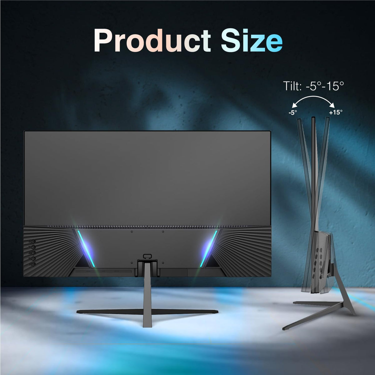 ArcticPro VESA mount compatibility enables flexible desk arrangements.