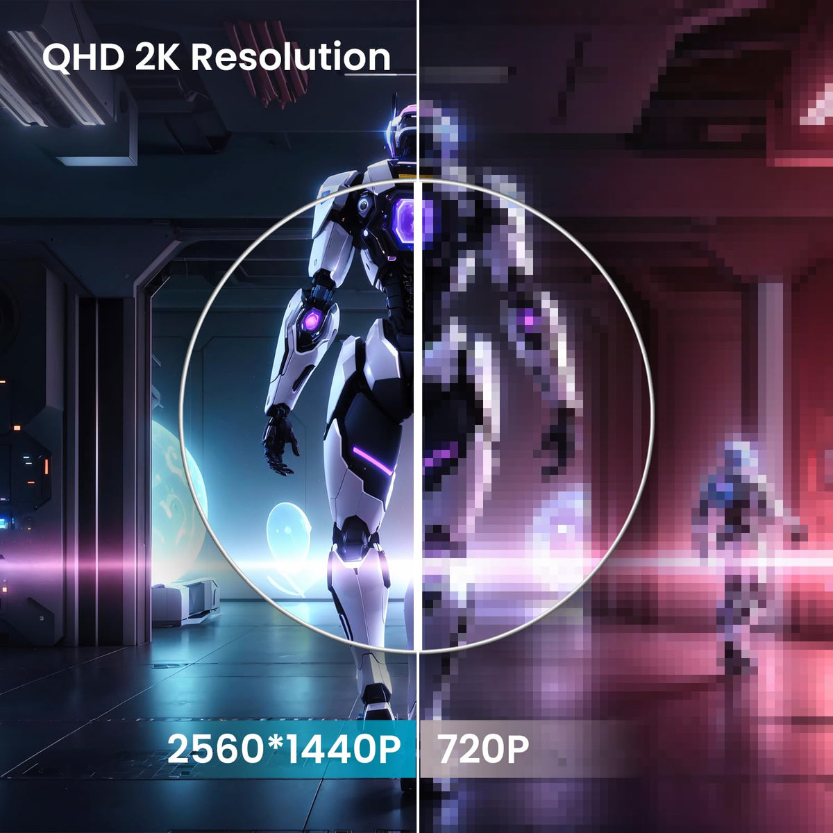 ArcticPro monitor with wide color gamut improves color accuracy and immersion.