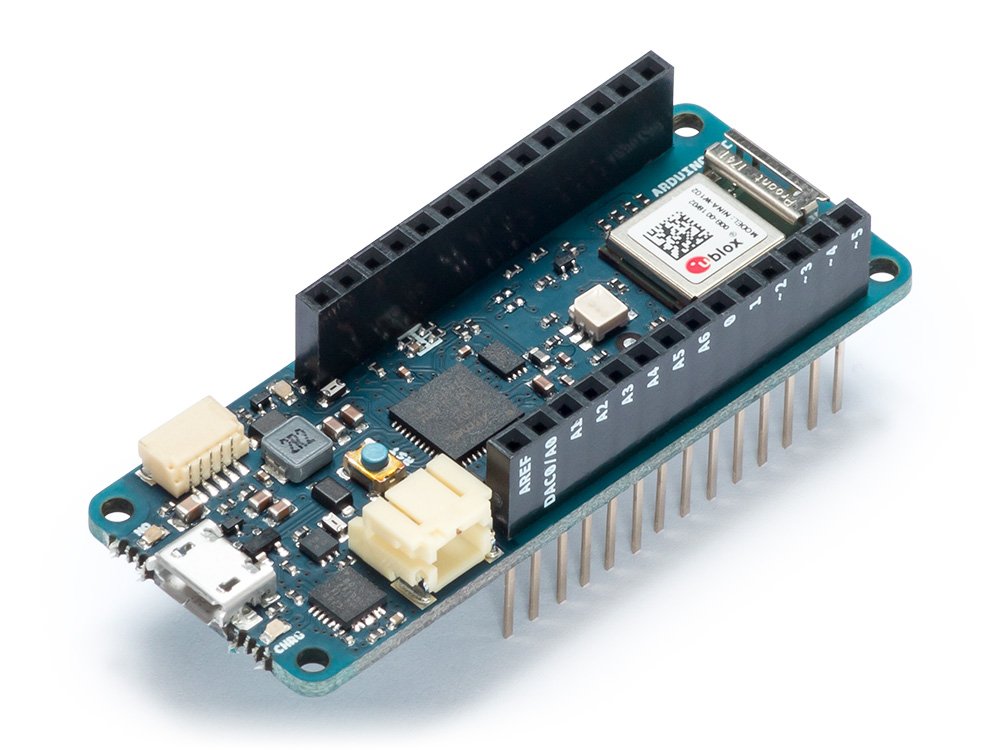 Arduino MKR WiFi 1010 close-up of headers and connectors enabling flexible I/O expansion
