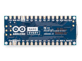 Arduino Nano Every 8 analog inputs expand sensing options in compact prototypes.