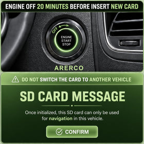 ARERCO durable micro SD card for reliable map loading.