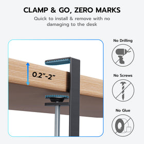 ARES WING multi-slot layout helps separate cords and adapters for quick access.