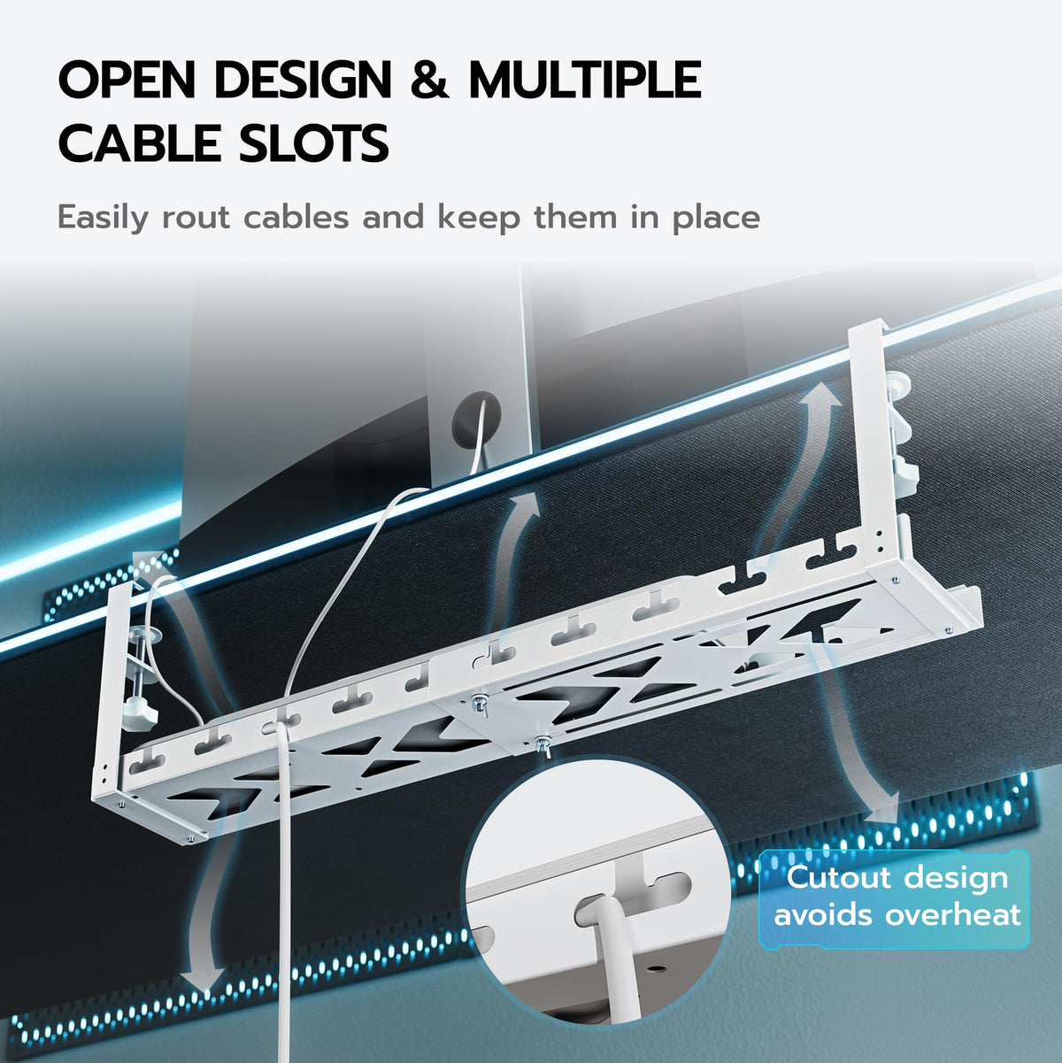 Open-frame multi-slot design by ARES WING eases cable routing