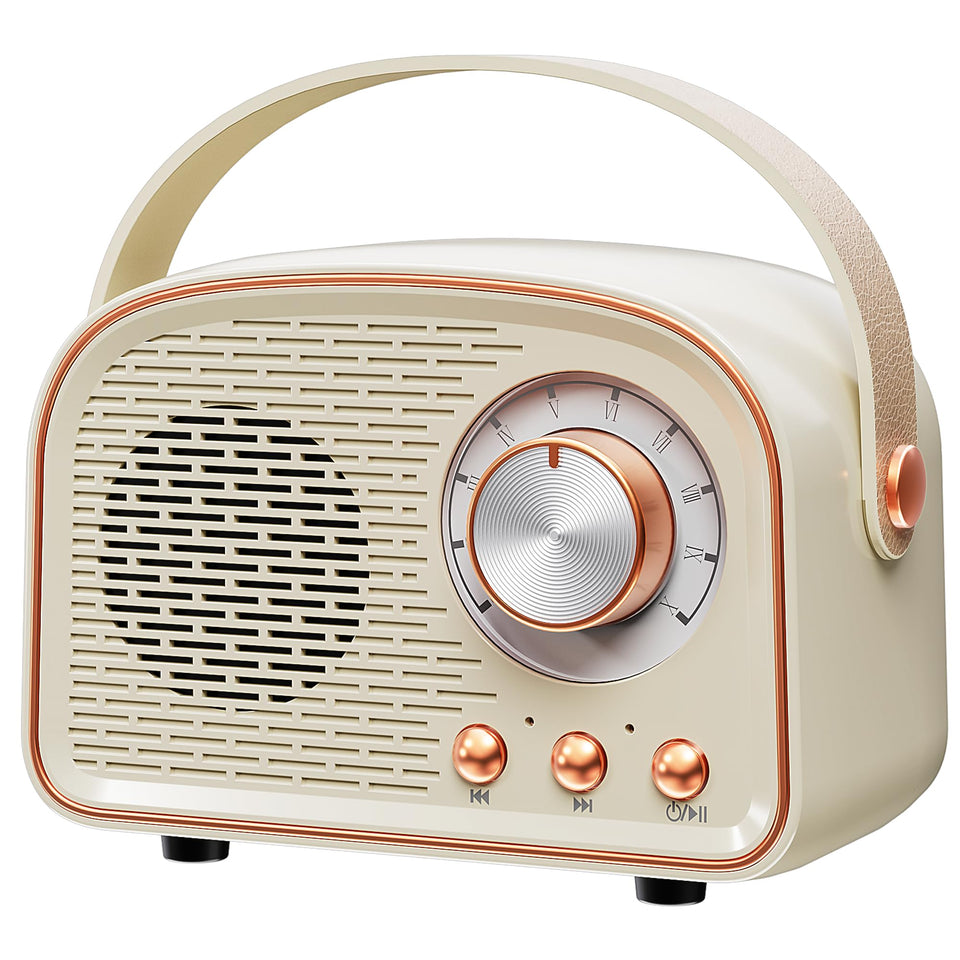 Aresrora front view showing vintage grille and clear sound output benefit
