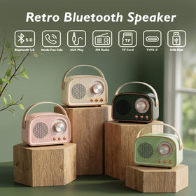 Aresrora retro Bluetooth speaker gift-ready packaging