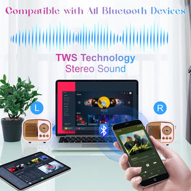Aresrora TWS stereo pairing lets two units deliver fuller sound.