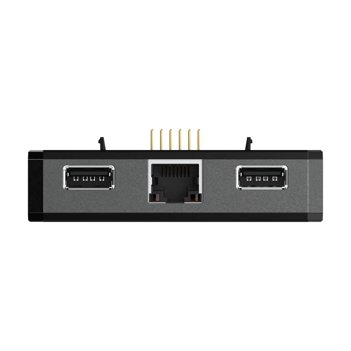 Argon Forty POD shows four USB 2.0 ports for peripherals on Pi Zero 2 W.