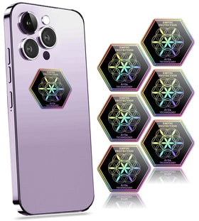 Arila stickers show universal compatibility across phones, tablets, and laptops.