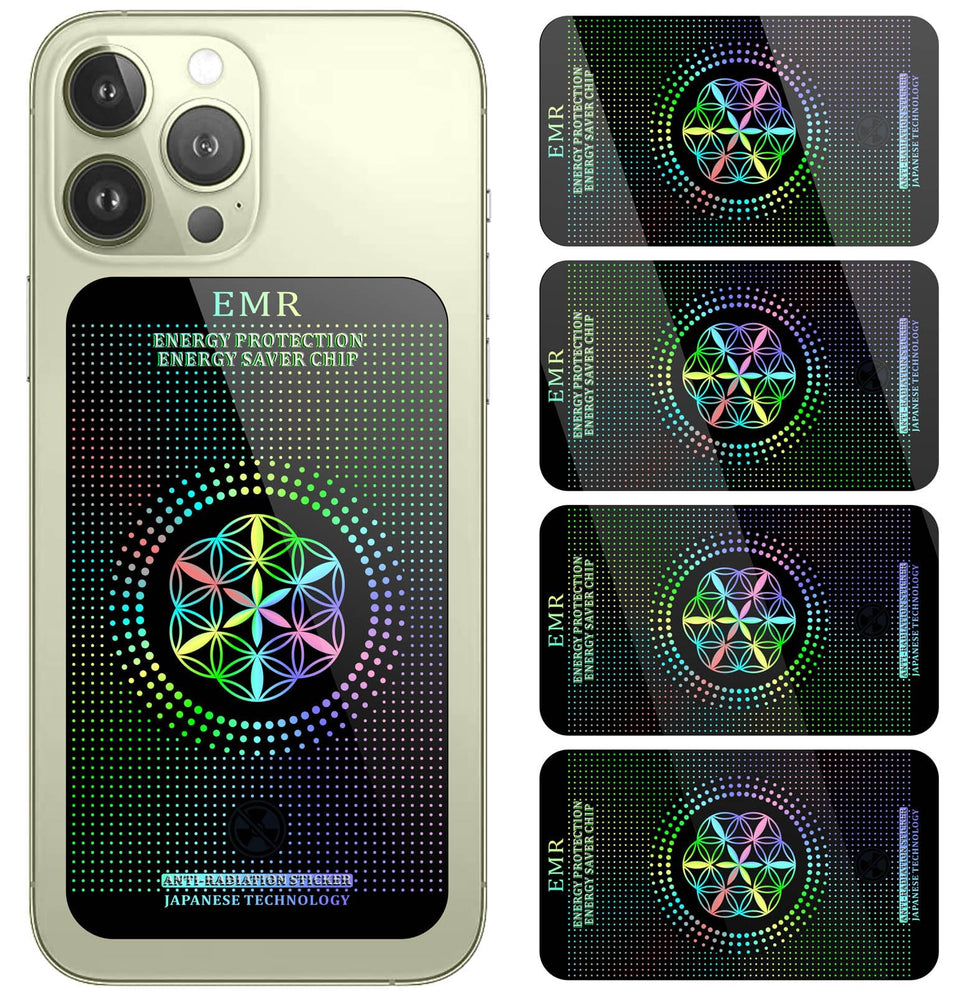Arila stickers on a phone showing large-area coverage and odorless design.
