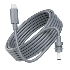Arkare front view of cable showing USB‑C to DC for quick connection benefit