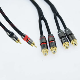 Arklove cable split point with shielded bifurcation showing tidy routing and reduced interference
