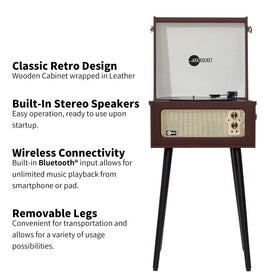Arkrocket Discovery II 3-speed playback for 33/45/78 RPM precision.