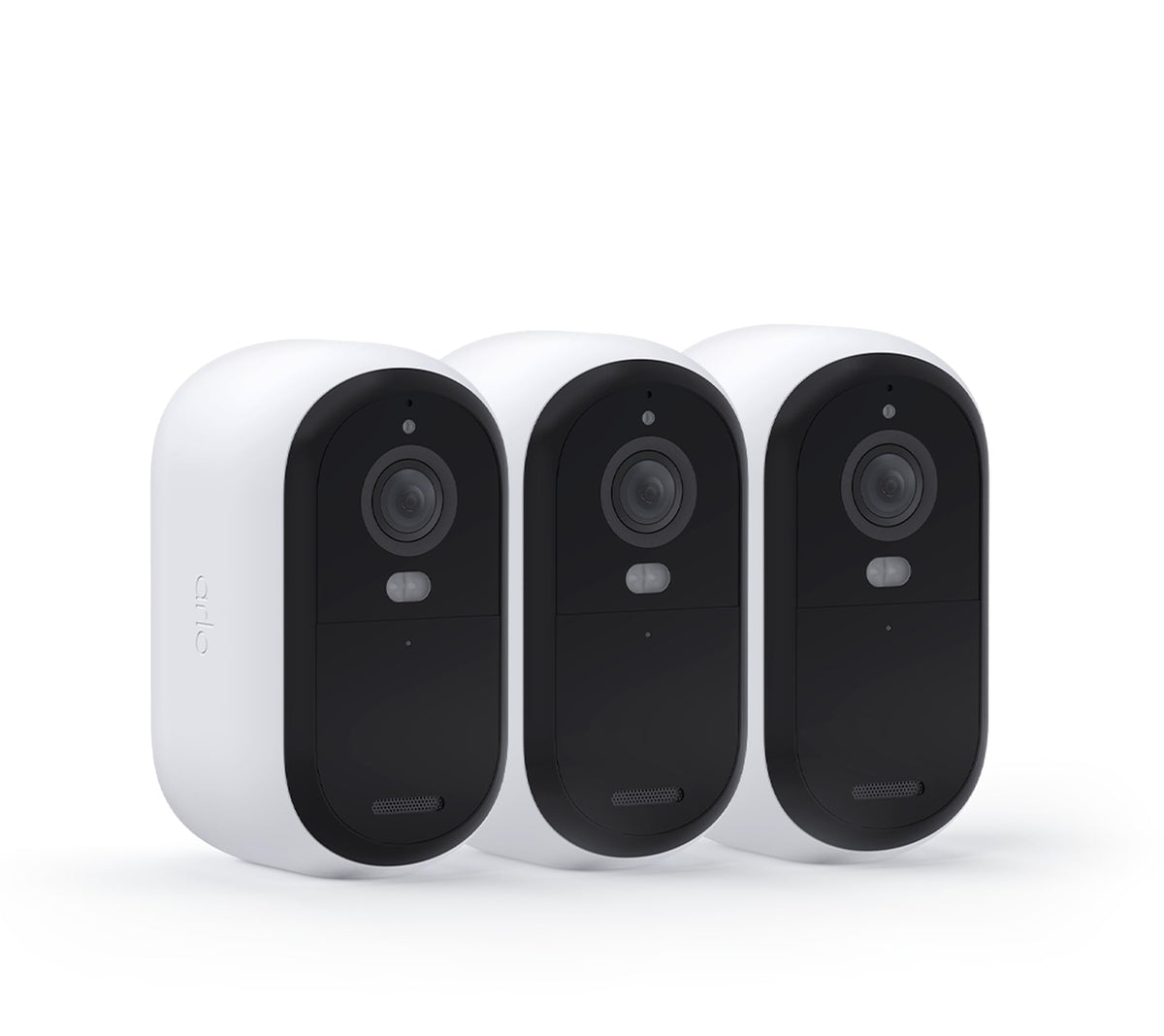 Arlo Essential 2K camera with spotlight for outdoor night monitoring