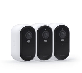 Arlo Essential 2K camera with spotlight for outdoor night monitoring