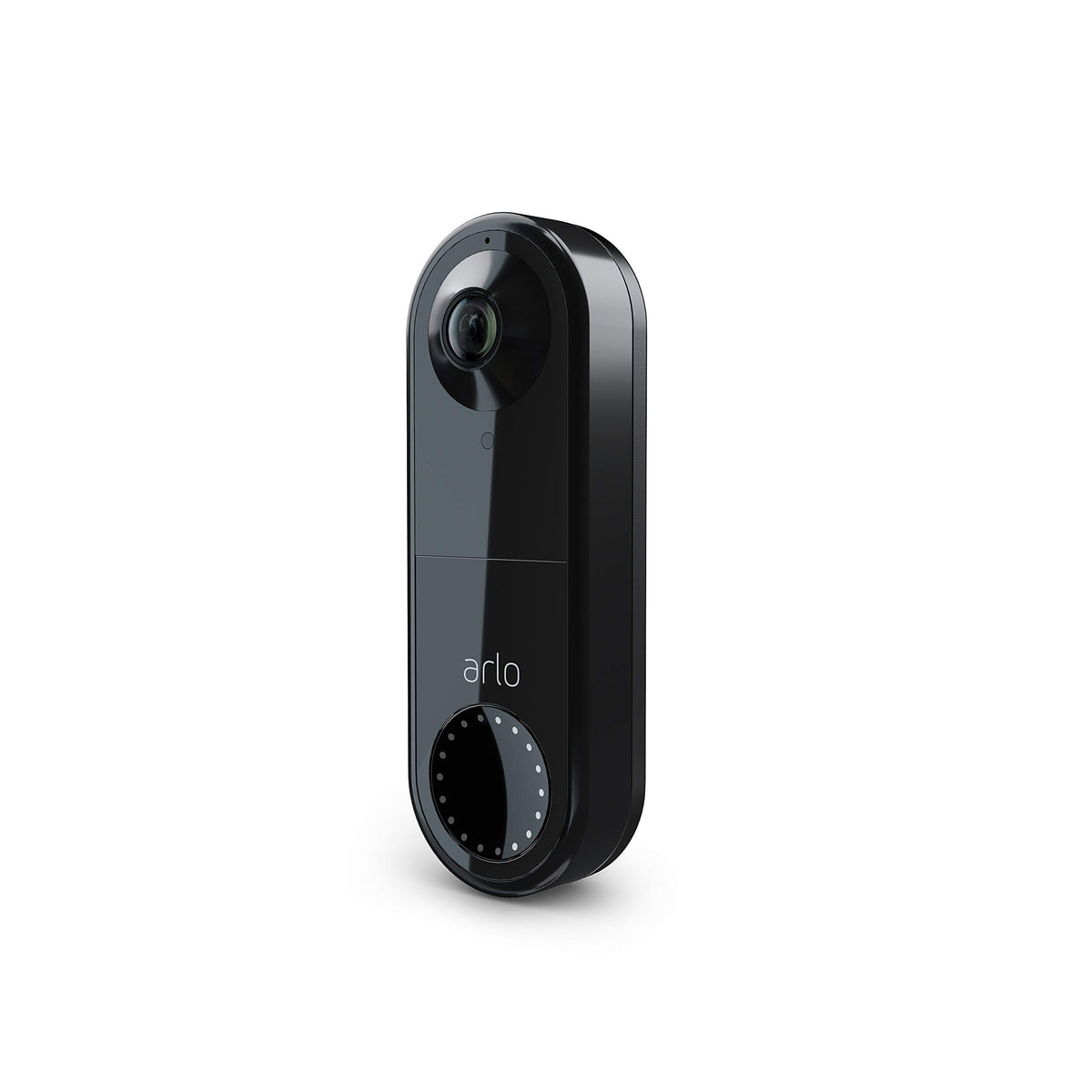 Arlo essential front view showing doorbell camera and clear entrance monitoring benefit