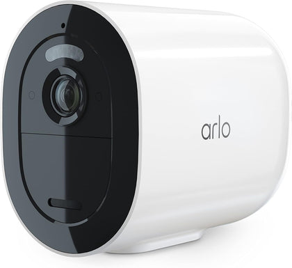 Arlo Go 2 spotlight camera outdoors, battery-powered and cellular-enabled for remote monitoring.