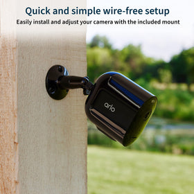 Arlo Pro 5S 2K camera with dual-band Wi-Fi for stable outdoor connectivity.