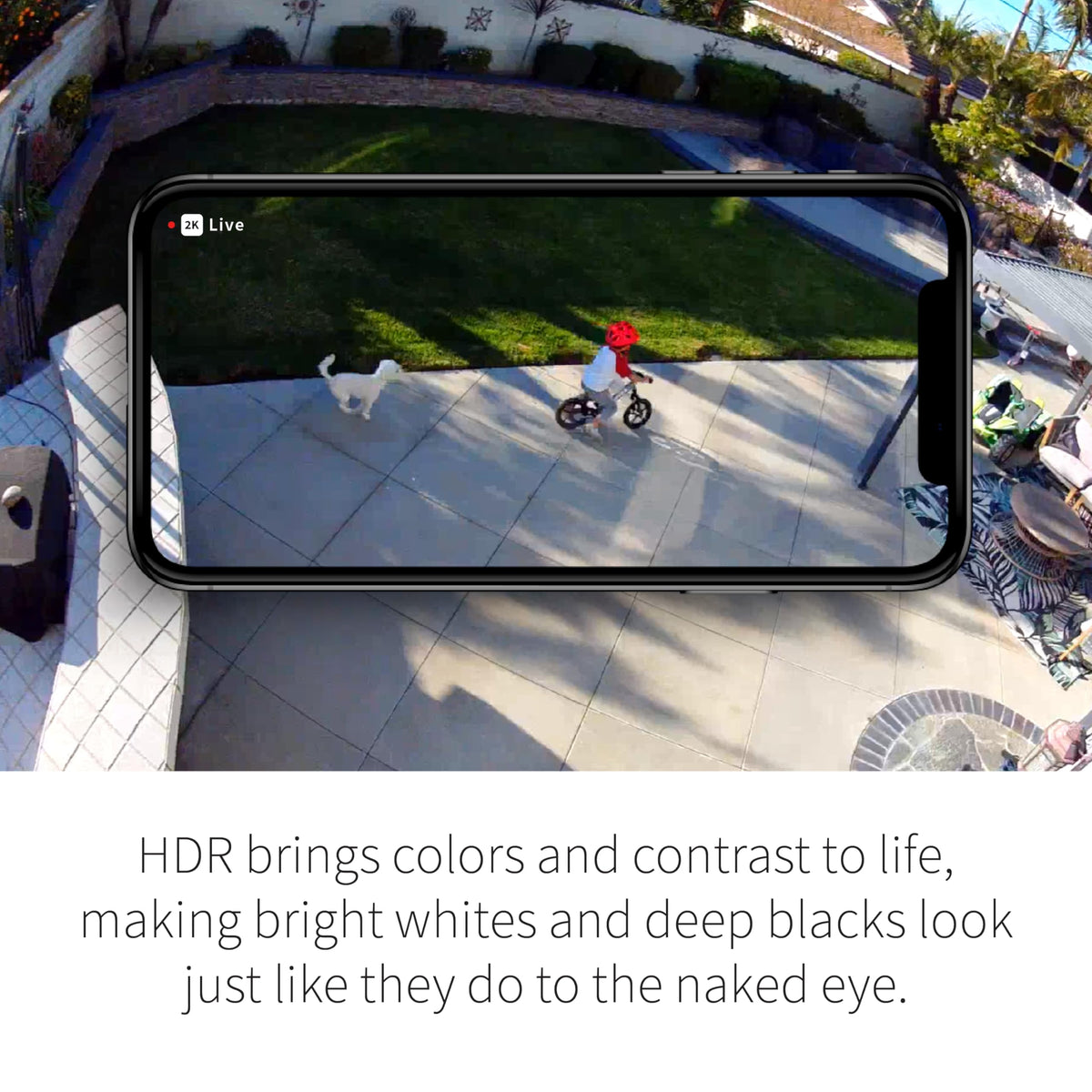 Arlo Pro 5S color night vision enhances nighttime visibility and details