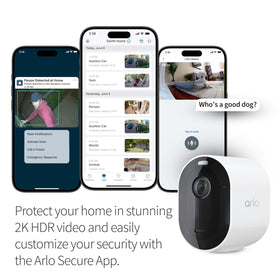 Arlo Pro 5S live stream with two-way audio enables real-time conversations