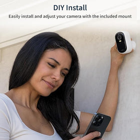 Arlo Renewed 4-pack security system ready for indoor/outdoor use with motion alerts.