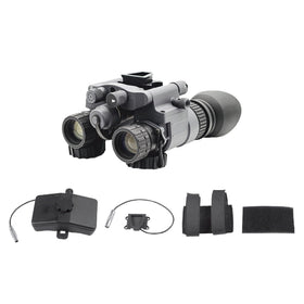 Armasight BNVD-51 Pinnacle night vision binocular demonstrates extended field of view and situational awareness.