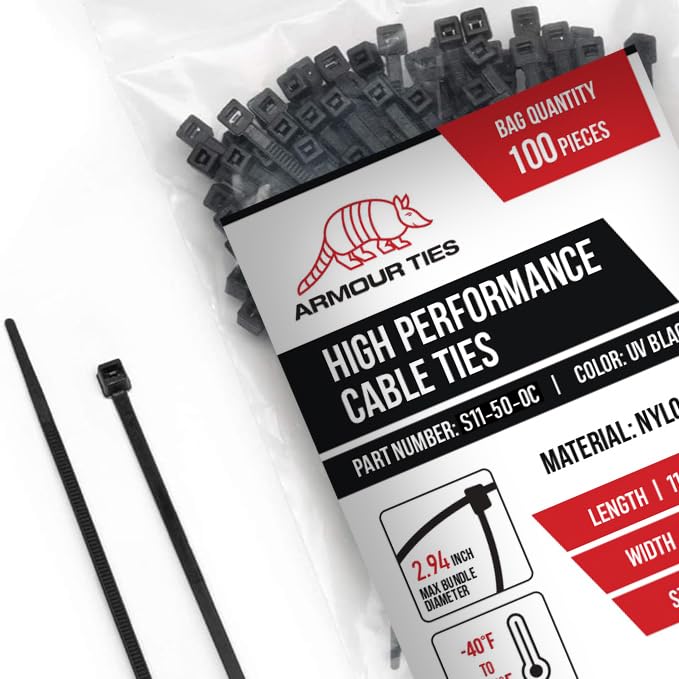 Armour Ties front packaging showing 1000-pack and product labeling for bulk value