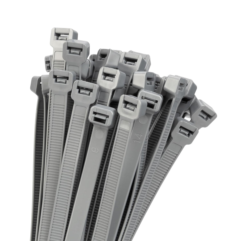 Armpow 18-inch heavy-duty zip ties pack for outdoor projects with 200-lb strength.
