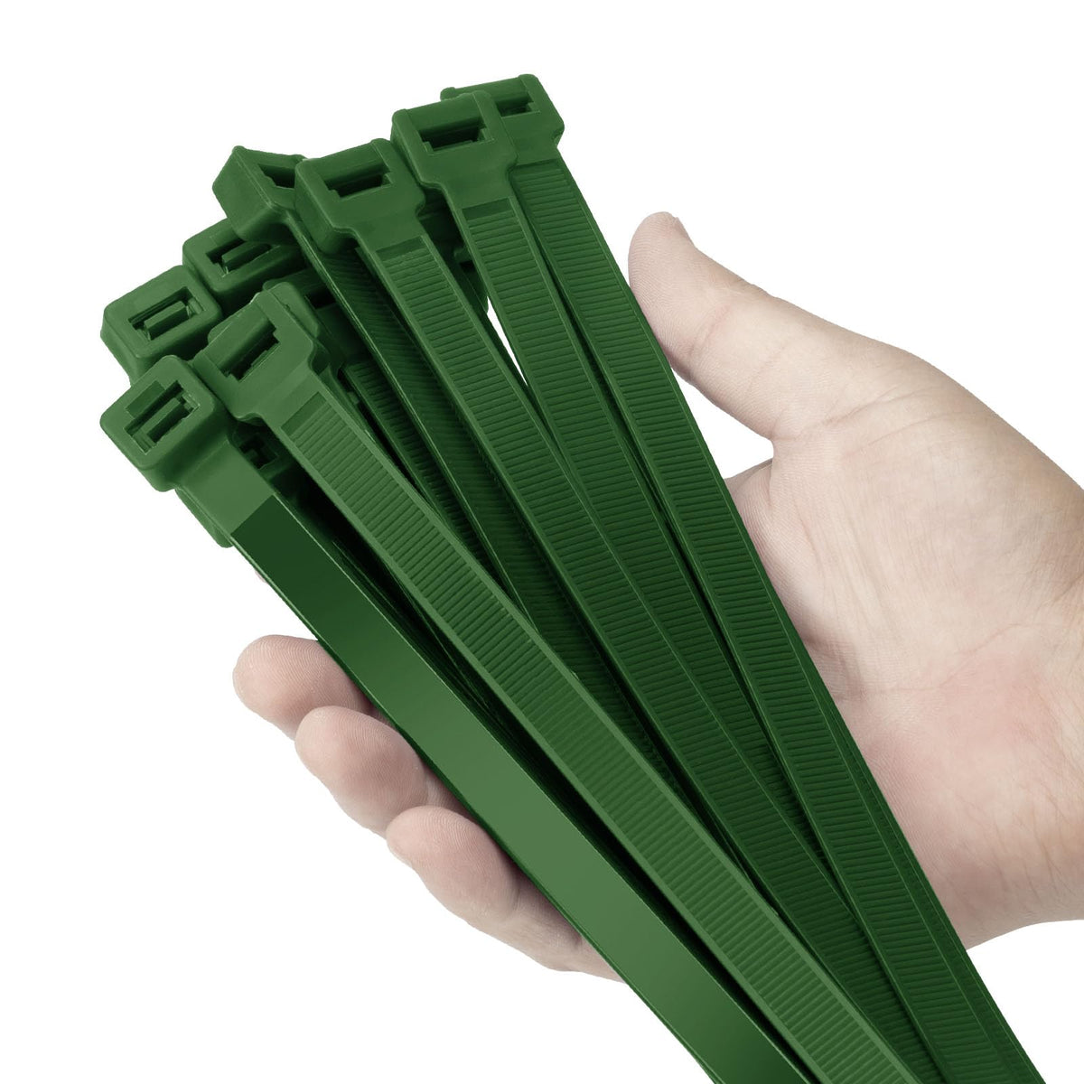 Armpow 24-inch garden zip ties for outdoor heavy-duty use and plant support.