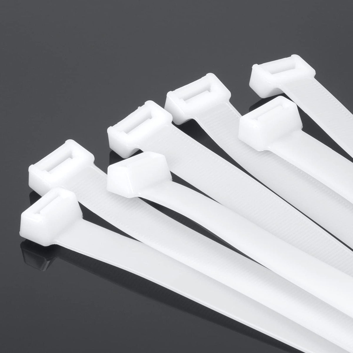 Armpow 40-inch zip ties with a wide 12mm head for heavy-duty bundling.