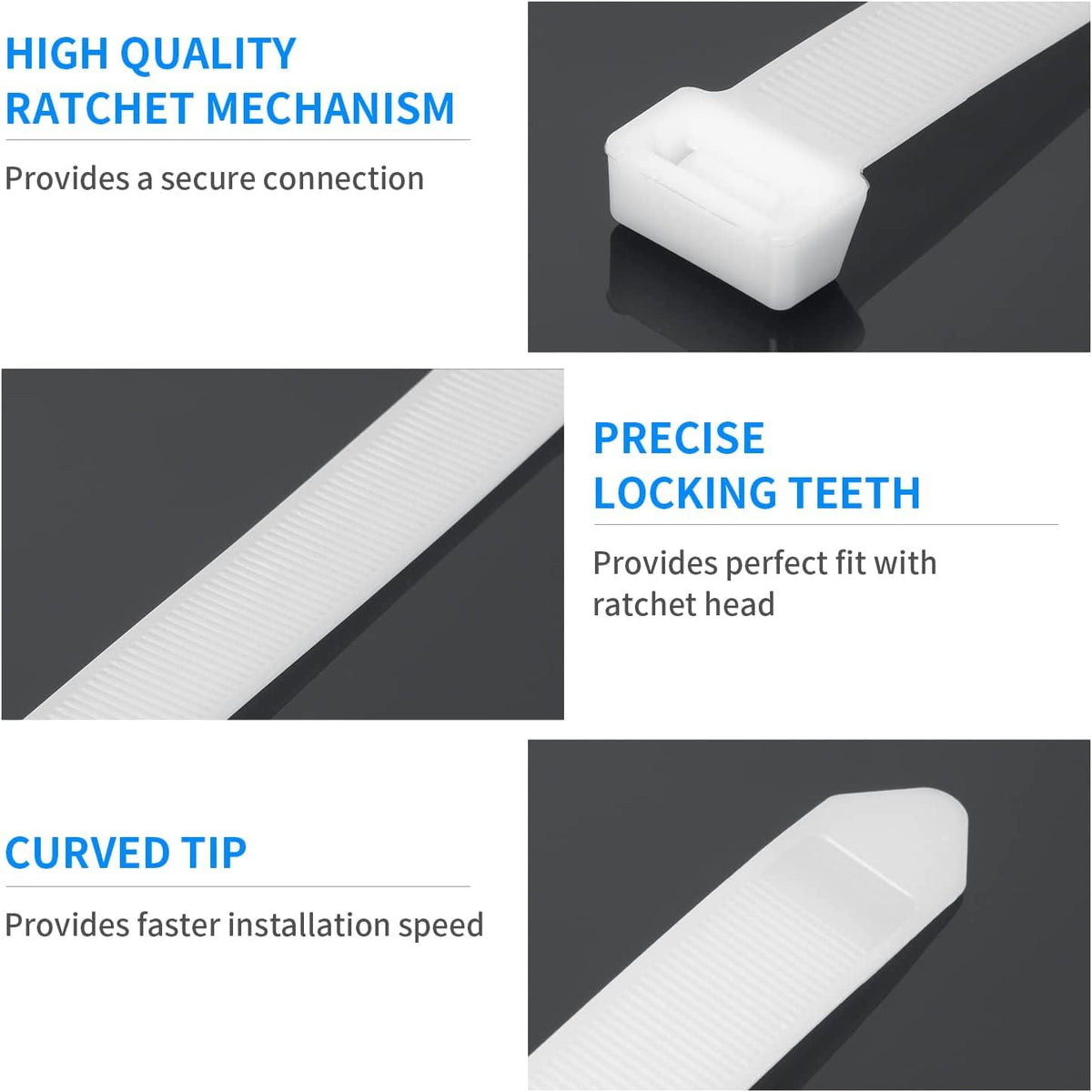 Armpow easy-use tail design helps quick insertion and secure fixation