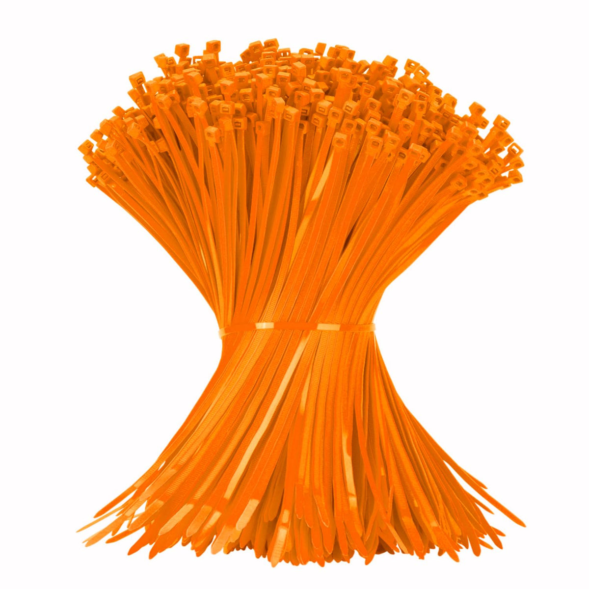 Armpow front packaging showing 1000 orange 12-inch zip ties for bulk projects