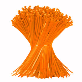 Armpow front packaging showing 1000 orange 12-inch zip ties for bulk projects