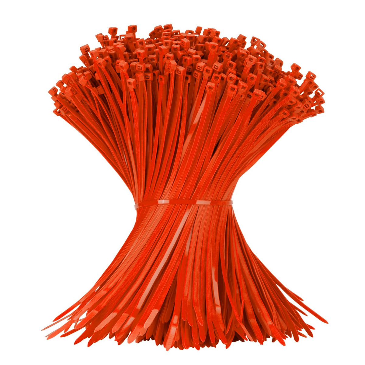 Armpow front packaging showing 1,000 red zip ties and bulk supply benefit